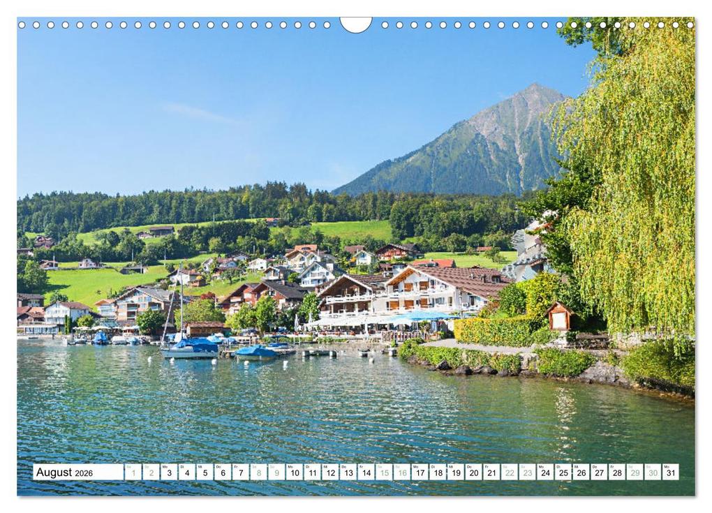 Weitere Ansicht: Faszination Berner Oberland - Thuner- und Brienzersee (Wandkalender 2026 DIN A3 quer), CALVENDO Monatskalender | SusaZoom SusaZoom, Calvendo, SusaZoom