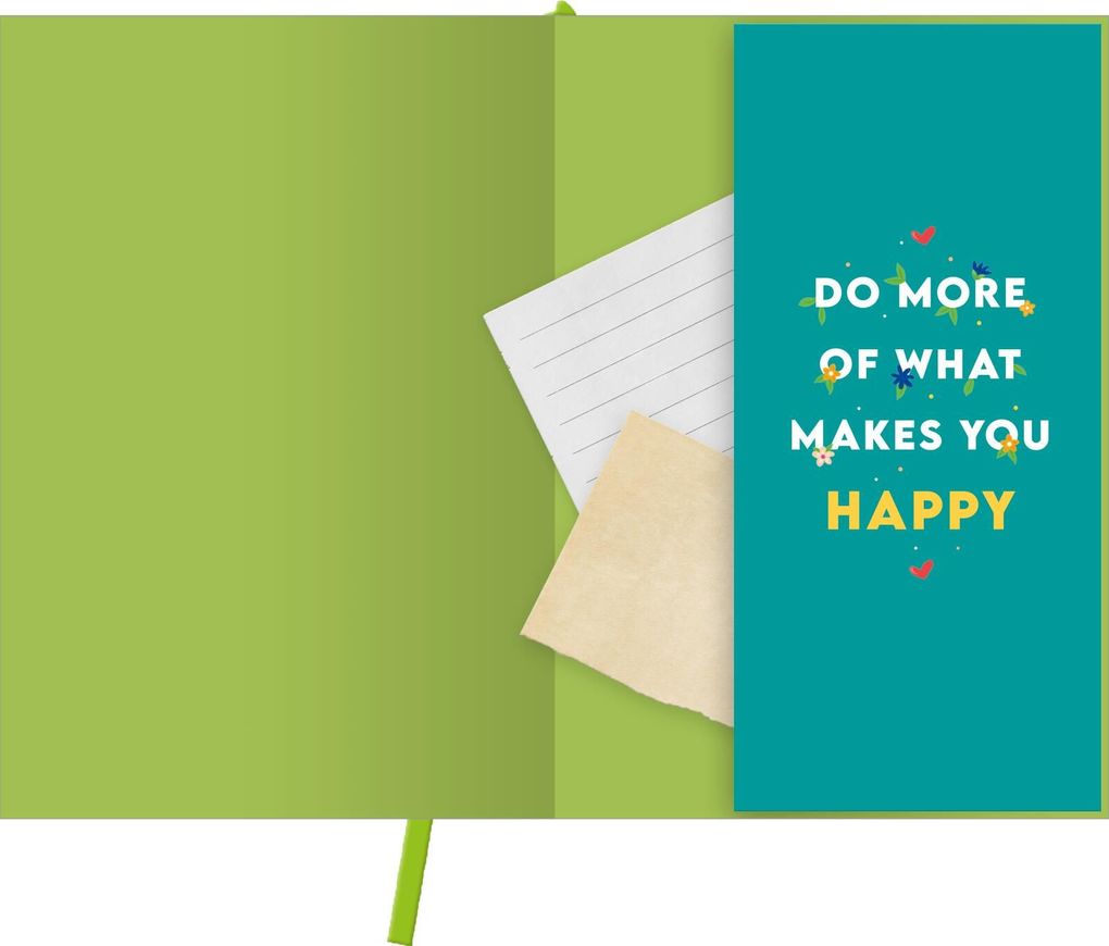 Weitere Ansicht: myNOTES Papeterie: Notizbuch A5 HAPPY LOOKS GOOD ON YOU - COLOR-POP