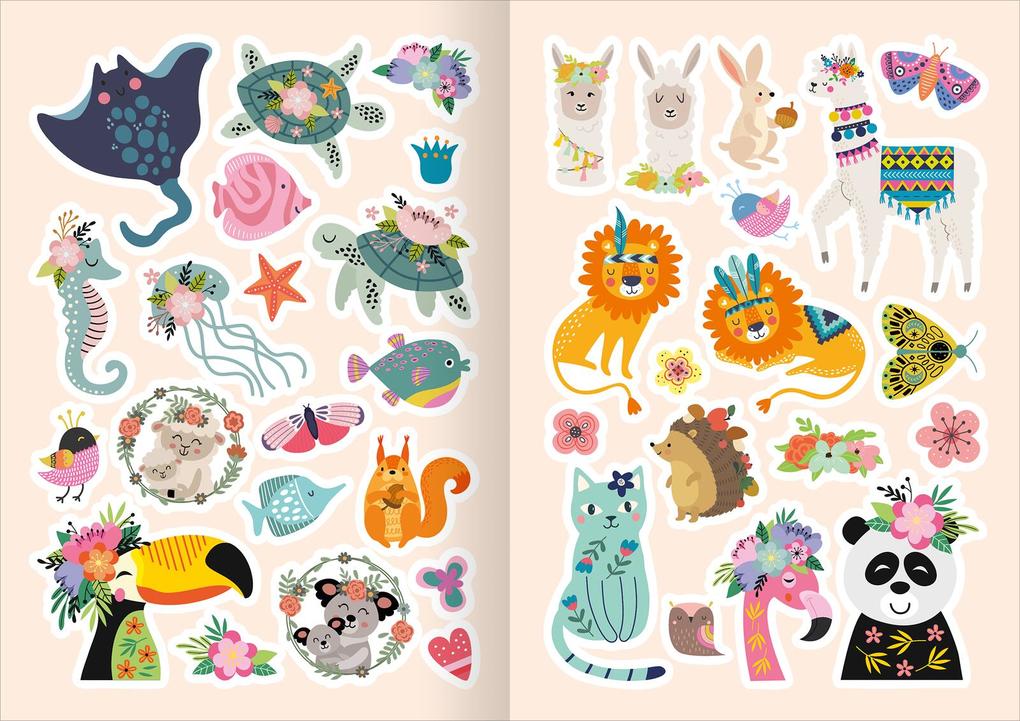 Weitere Ansicht: Diamant-Stickerspaß Tiere
