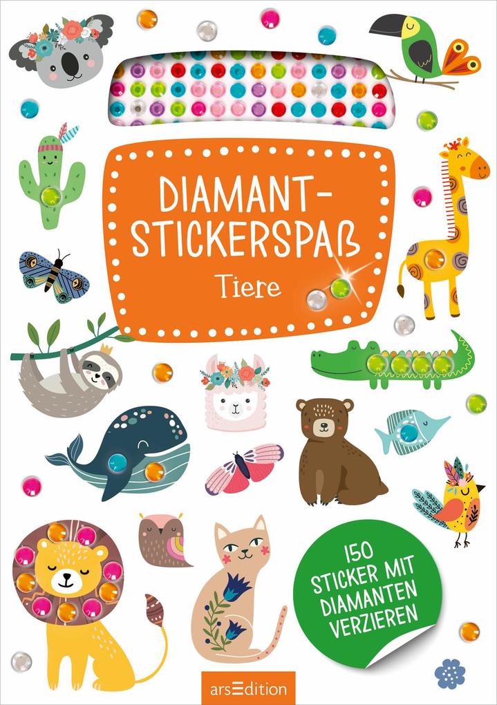 Weitere Ansicht: Diamant-Stickerspaß Tiere