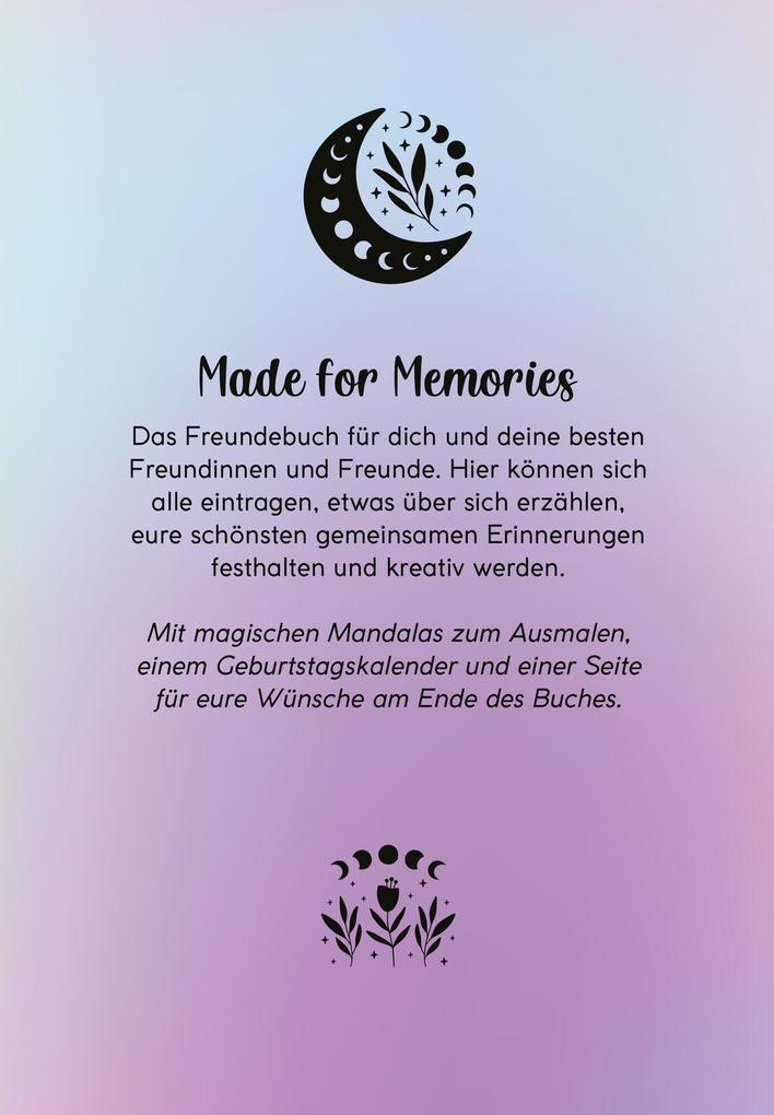 Weitere Ansicht: My Best Friends | Freundebuch mit Magic Mandalas