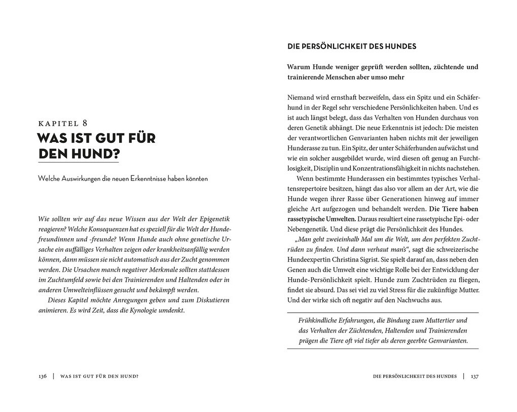 Weitere Ansicht: Die Epigenetik des Hundes | Peter Spork