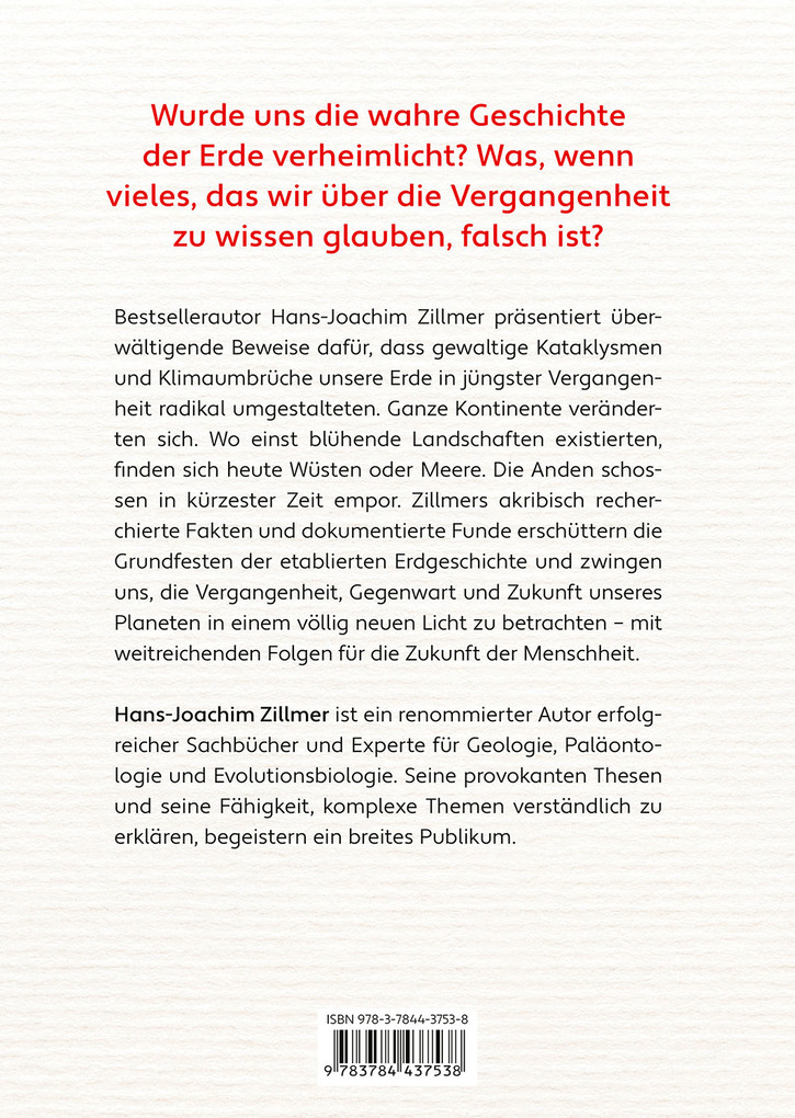 Weitere Ansicht: Die Erde im Umbruch | Hans-Joachim Zillmer