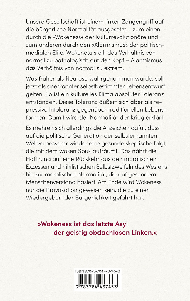 Weitere Ansicht: Zurück zur Normalität | Norbert Bolz