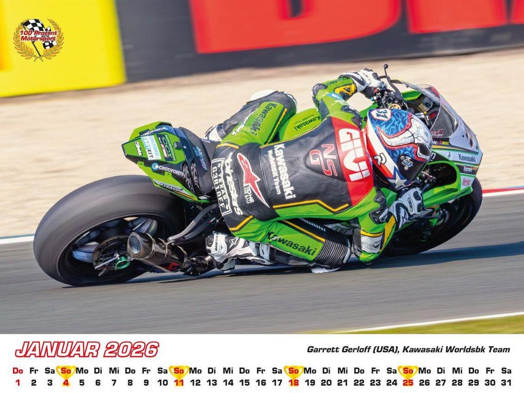 Weitere Ansicht: Superbike WM Kalender 2026 | Frank Pommer