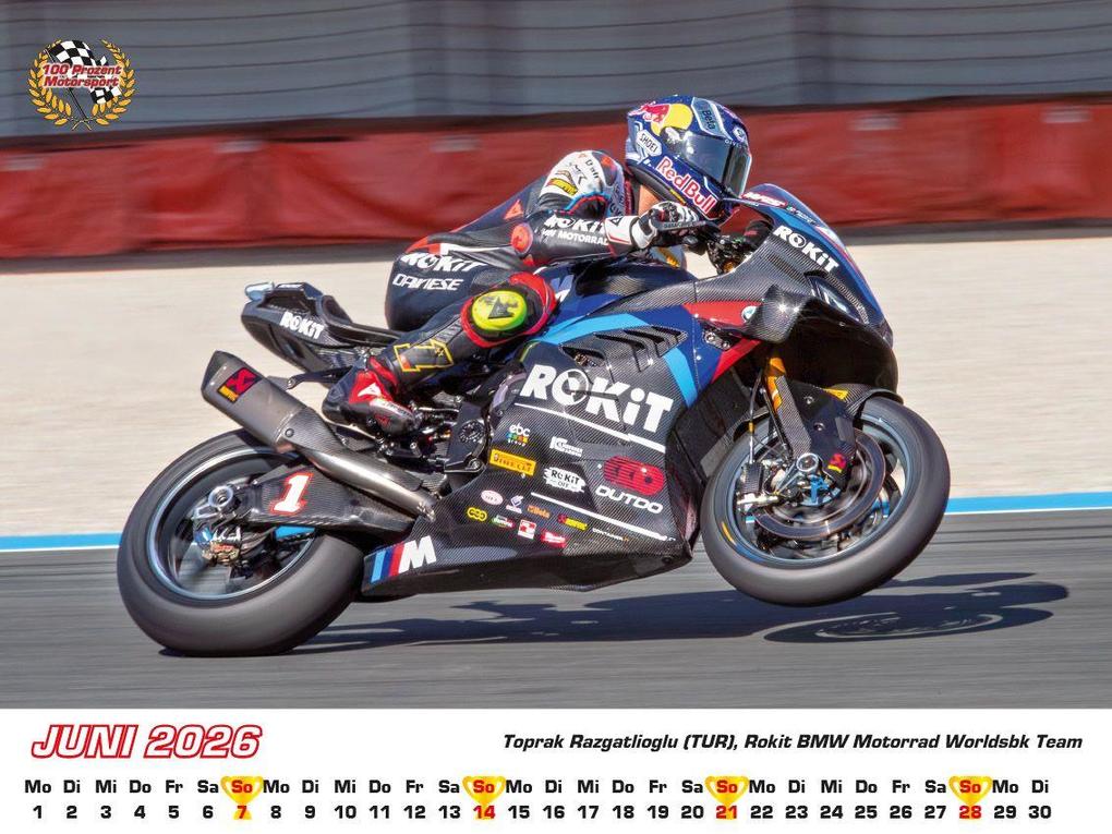 Weitere Ansicht: Superbike WM Kalender 2026 | Frank Pommer