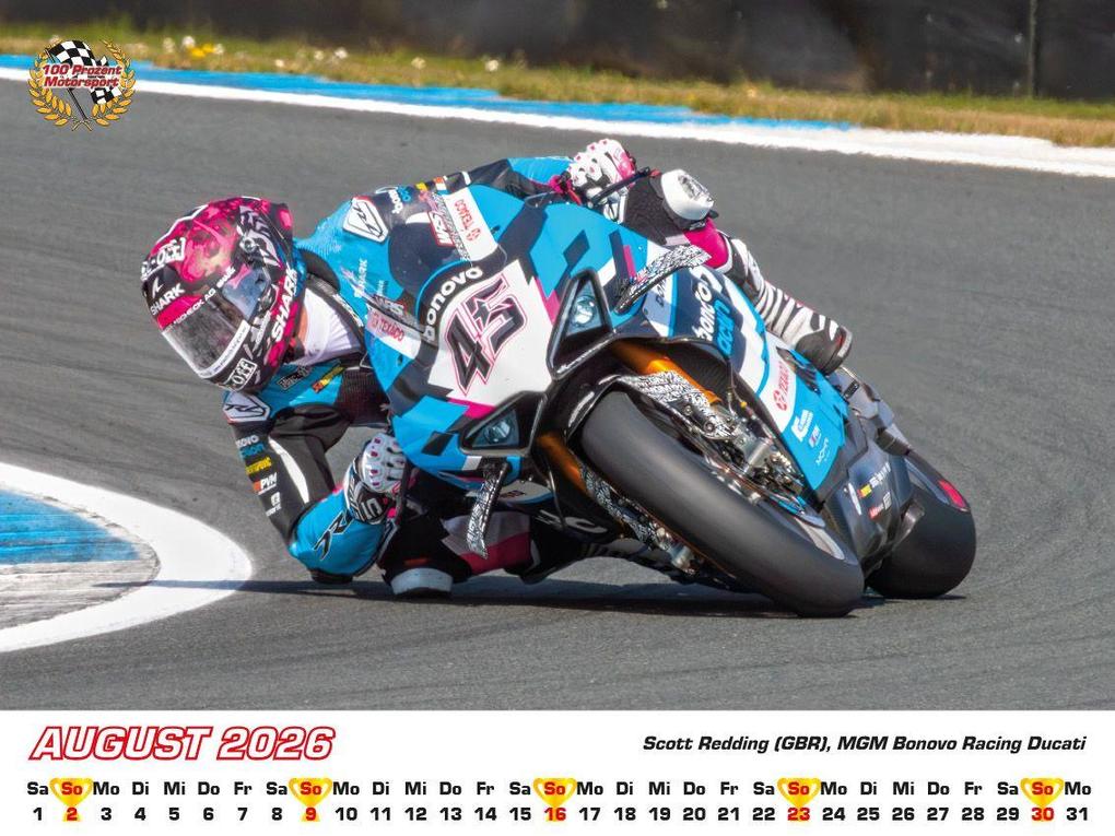 Weitere Ansicht: Superbike WM Kalender 2026 | Frank Pommer