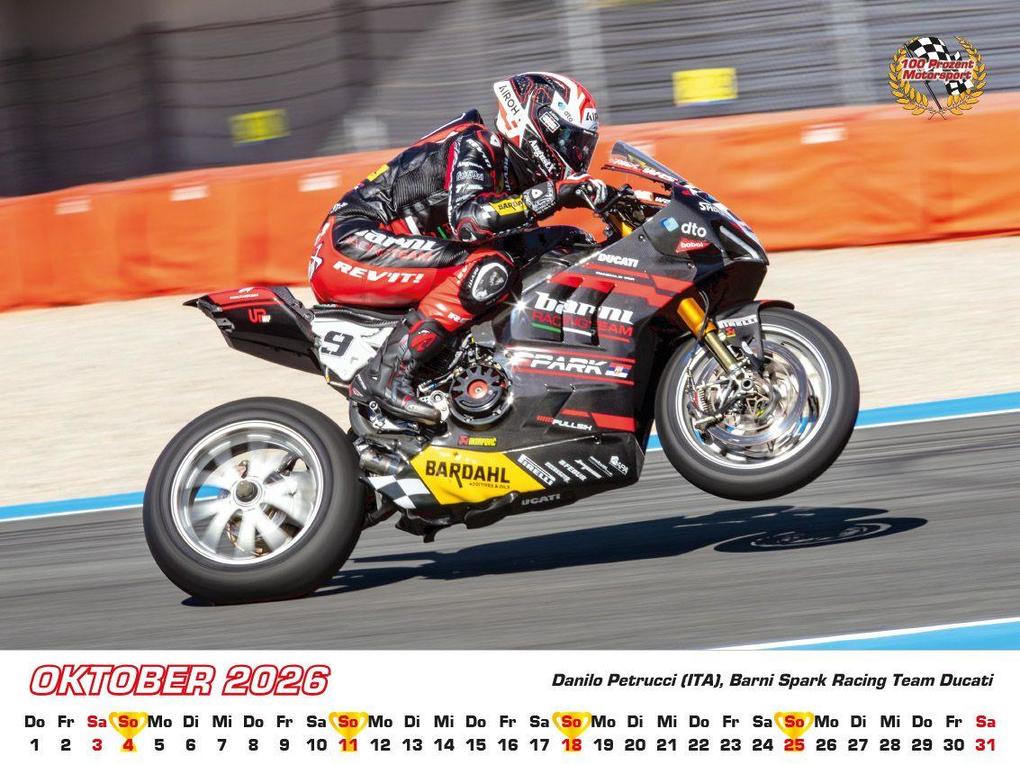 Weitere Ansicht: Superbike WM Kalender 2026 | Frank Pommer