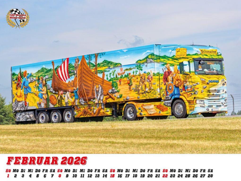 Weitere Ansicht: Showtrucks Kalender 2026 | Frank Pommer