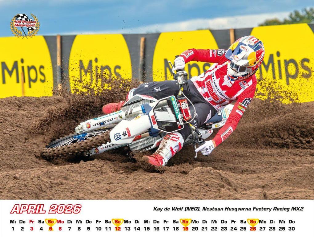 Weitere Ansicht: Motocross WM Kalender 2026 | Frank Pommer