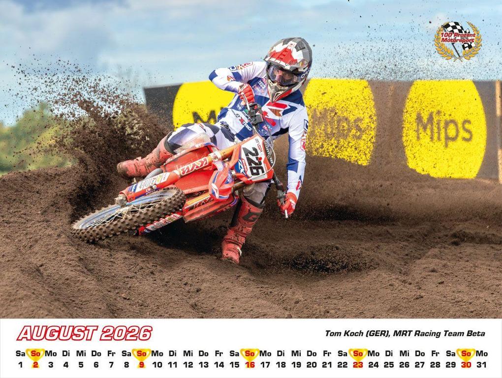 Weitere Ansicht: Motocross WM Kalender 2026 | Frank Pommer