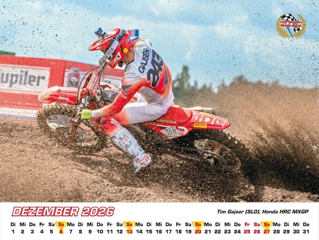 Weitere Ansicht: Motocross WM Kalender 2026 | Frank Pommer