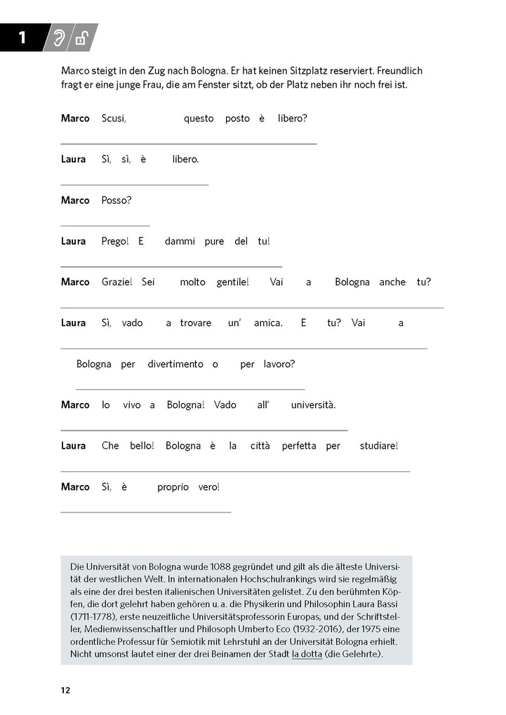 Weitere Ansicht: Italienisch lernen, wie dein Gehirn es mag