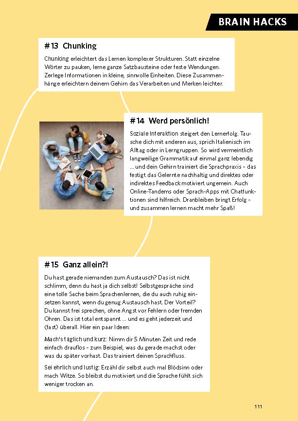 Weitere Ansicht: Italienisch lernen, wie dein Gehirn es mag