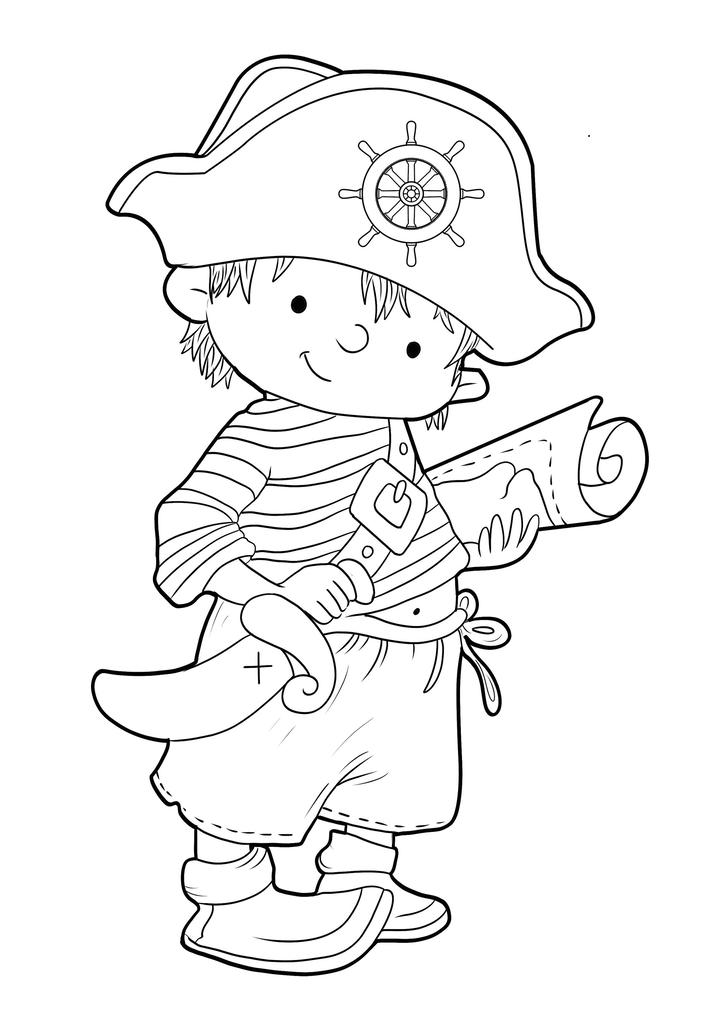 Weitere Ansicht: Piraten Malbuch ab 4 Jahren mit Rätselspaß | Josef Mickey Müller