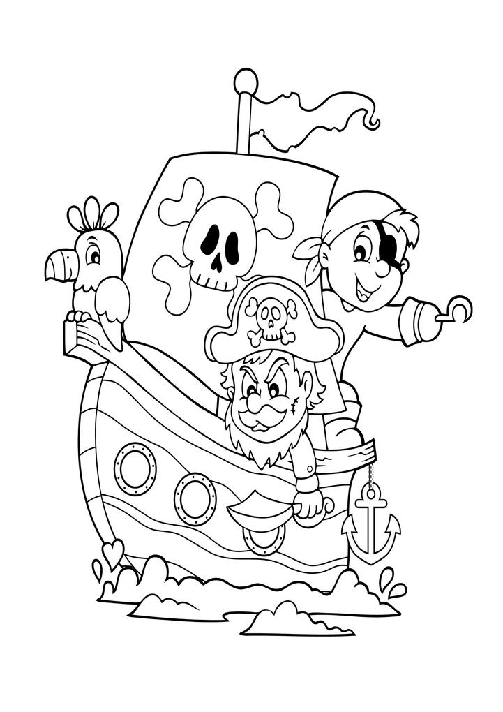 Weitere Ansicht: Piraten Malbuch ab 4 Jahren mit Rätselspaß | Josef Mickey Müller