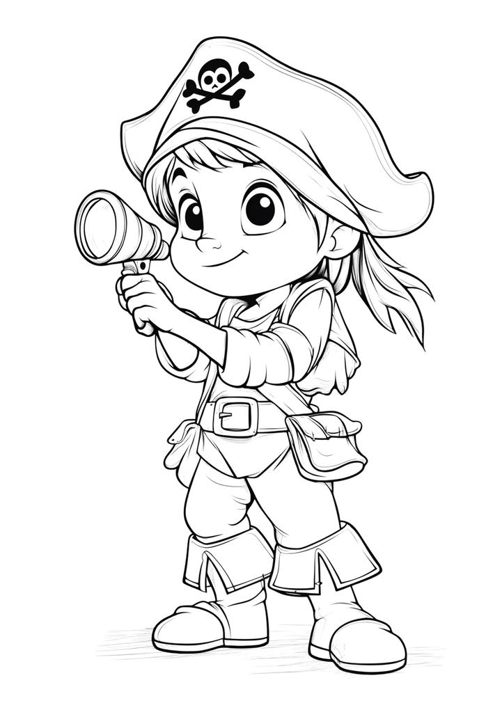 Weitere Ansicht: Piraten Malbuch ab 4 Jahren mit Rätselspaß | Josef Mickey Müller