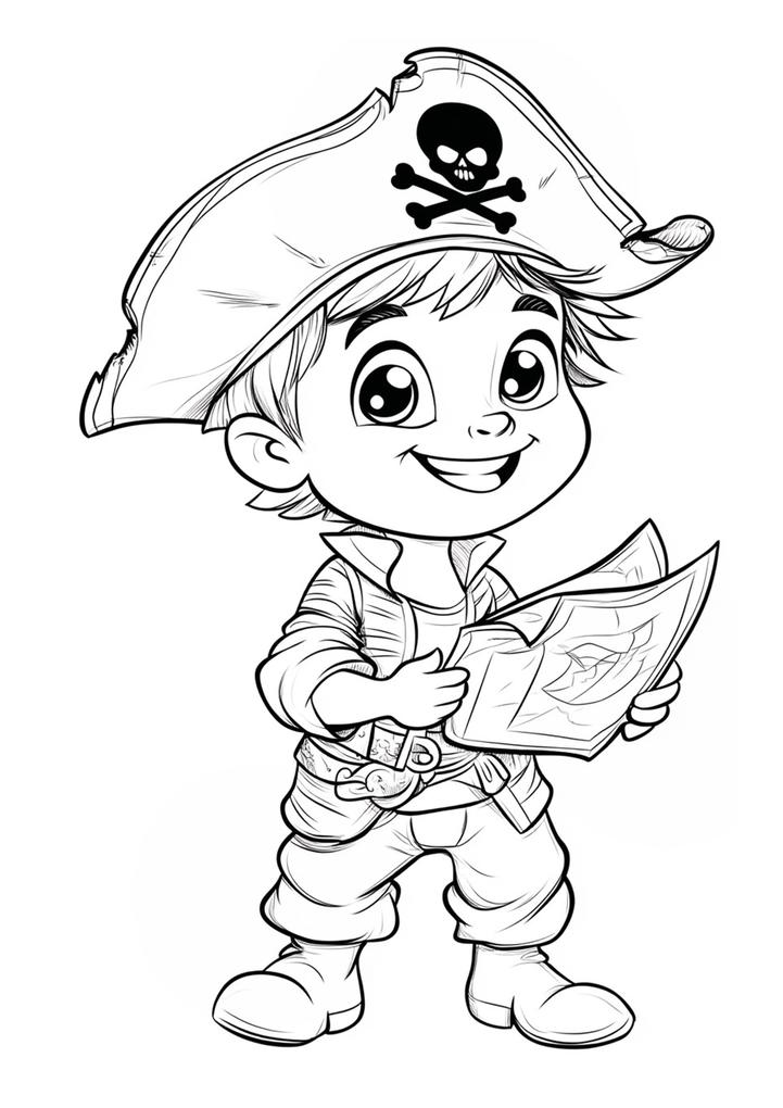 Weitere Ansicht: Piraten Malbuch ab 4 Jahren mit Rätselspaß | Josef Mickey Müller