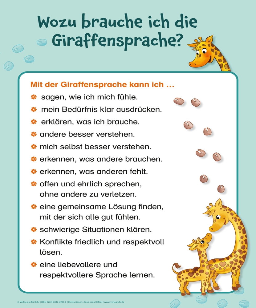 Weitere Ansicht: 12 Poster zur Giraffensprache | Redaktionsteam Verlag an der Ruhr