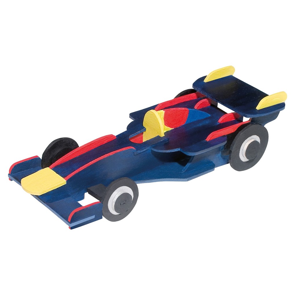 Weitere Ansicht: PEBARO 850/11L - Holzbausatz Rennwagen, Laser cut Bastelset