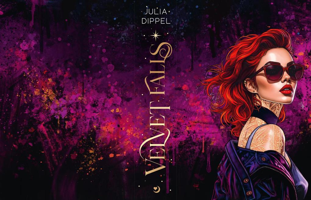 Weitere Ansicht: Velvet-Dilogie 1: Velvet Falls, but the Gods forgot to die | Julia Dippel