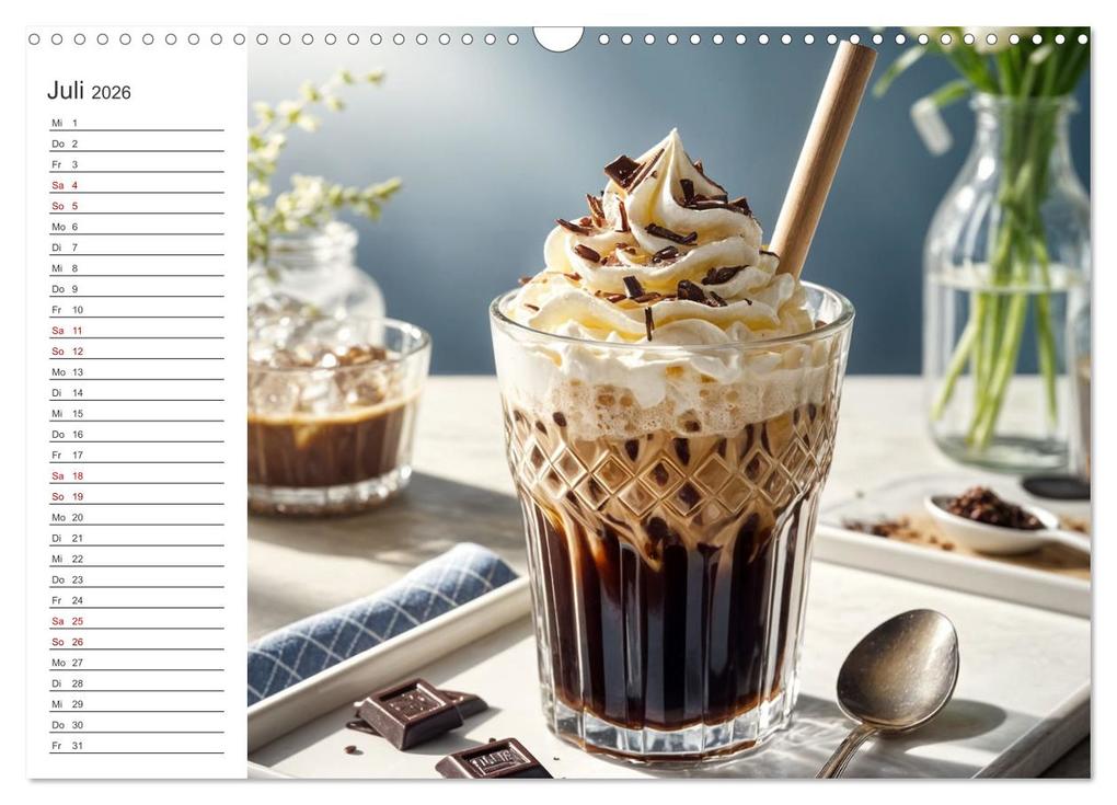 Weitere Ansicht: Kaffee Zauber - Ein Jahr der Vielfalt (Wandkalender 2026 DIN A3 quer), CALVENDO Monatskalender | Claudia Schimmack, Calvendo