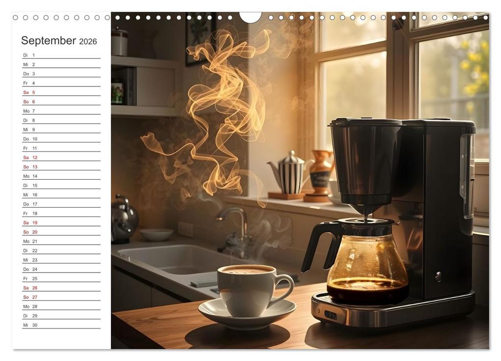 Weitere Ansicht: Kaffee Zauber - Ein Jahr der Vielfalt (Wandkalender 2026 DIN A3 quer), CALVENDO Monatskalender | Claudia Schimmack, Calvendo