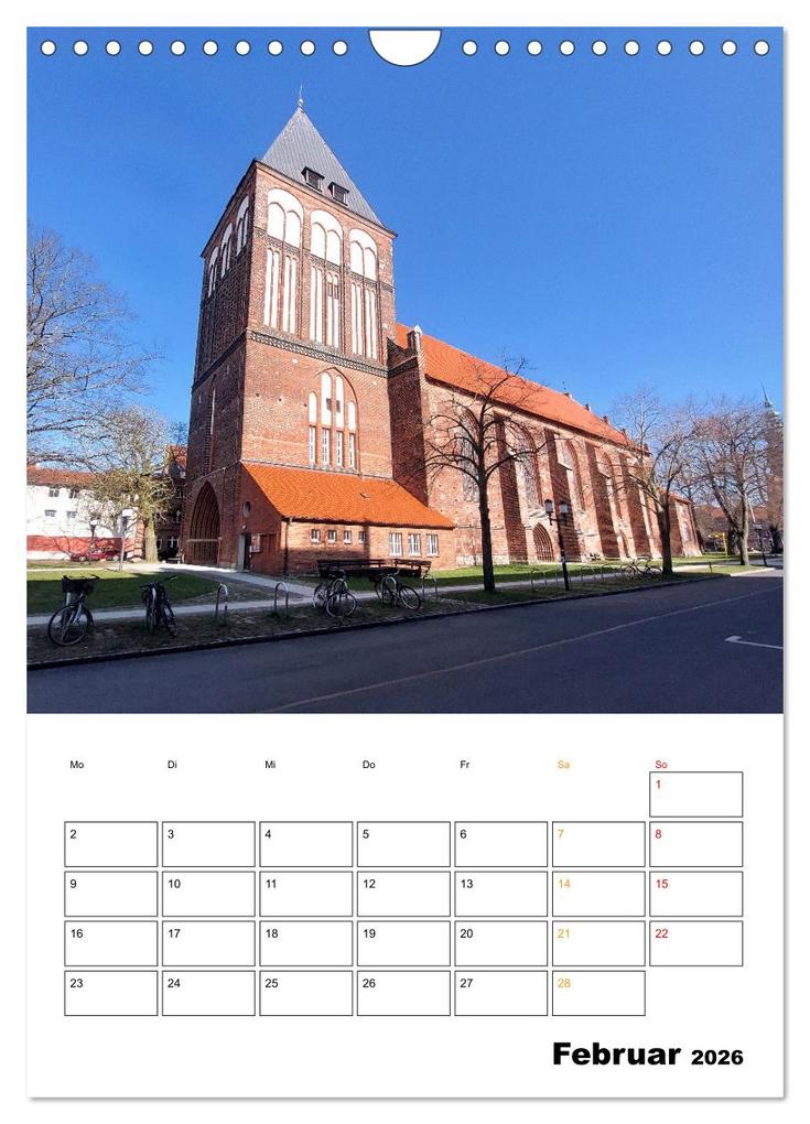 Weitere Ansicht: Greifswald - Ein Spaziergang (Wandkalender 2026 DIN A4 hoch), CALVENDO Monatskalender | Gisela Kruse, Calvendo