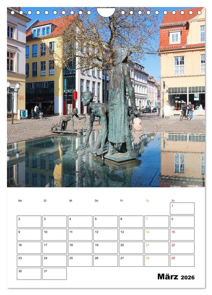 Weitere Ansicht: Greifswald - Ein Spaziergang (Wandkalender 2026 DIN A4 hoch), CALVENDO Monatskalender | Gisela Kruse, Calvendo