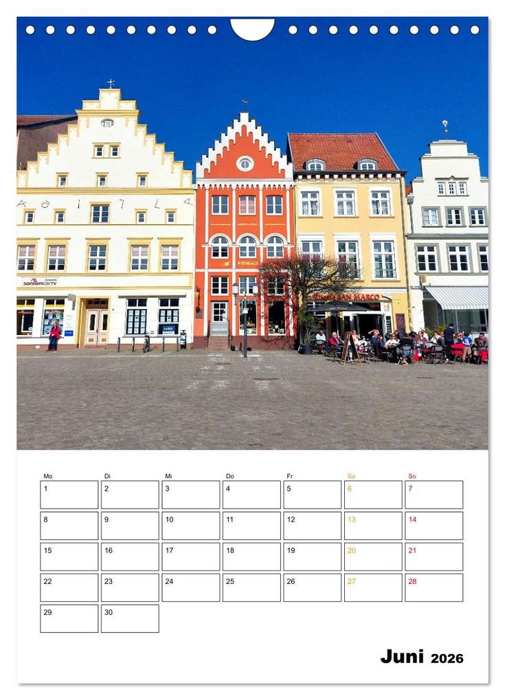 Weitere Ansicht: Greifswald - Ein Spaziergang (Wandkalender 2026 DIN A4 hoch), CALVENDO Monatskalender | Gisela Kruse, Calvendo
