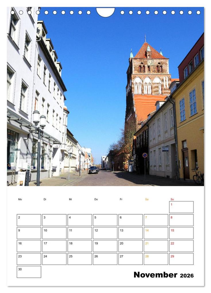 Weitere Ansicht: Greifswald - Ein Spaziergang (Wandkalender 2026 DIN A4 hoch), CALVENDO Monatskalender | Gisela Kruse, Calvendo
