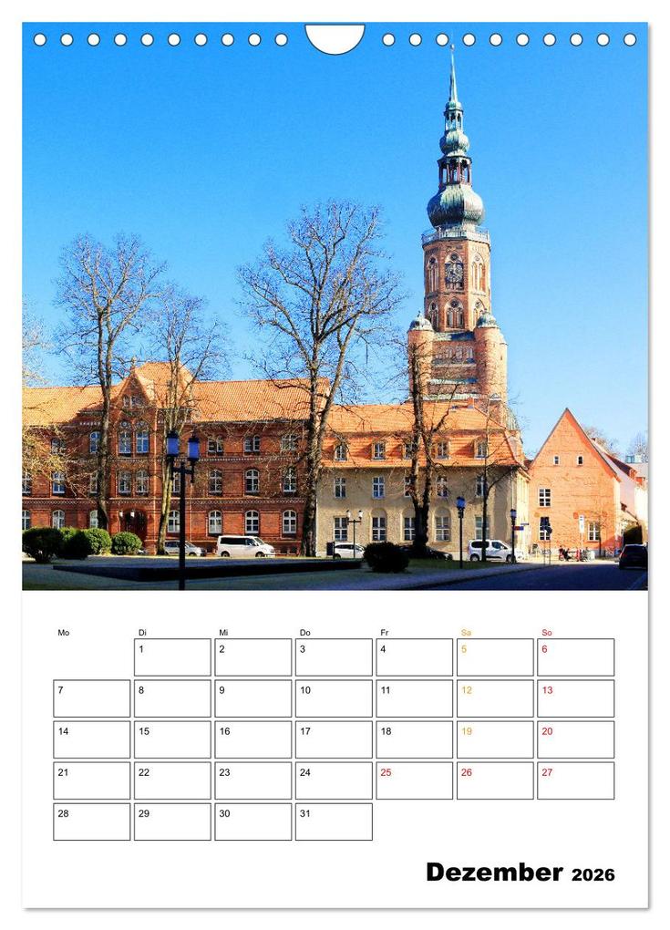 Weitere Ansicht: Greifswald - Ein Spaziergang (Wandkalender 2026 DIN A4 hoch), CALVENDO Monatskalender | Gisela Kruse, Calvendo