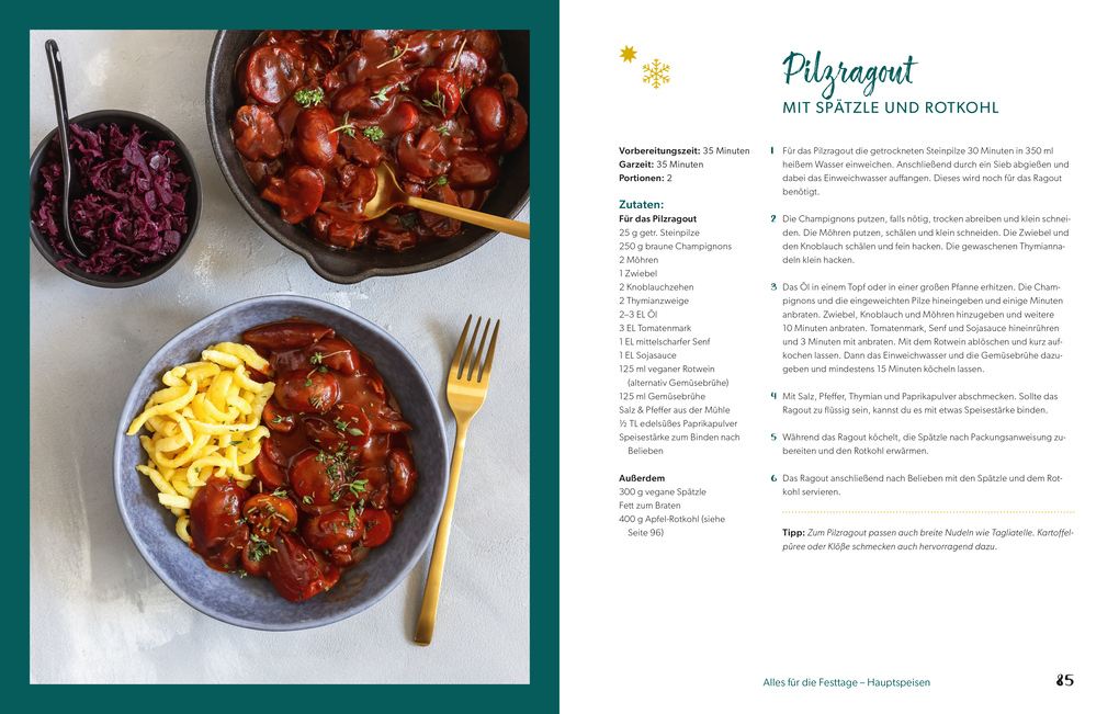 Weitere Ansicht: Weihnachtlich vegan | Anja Sagon (Romaniszyn)