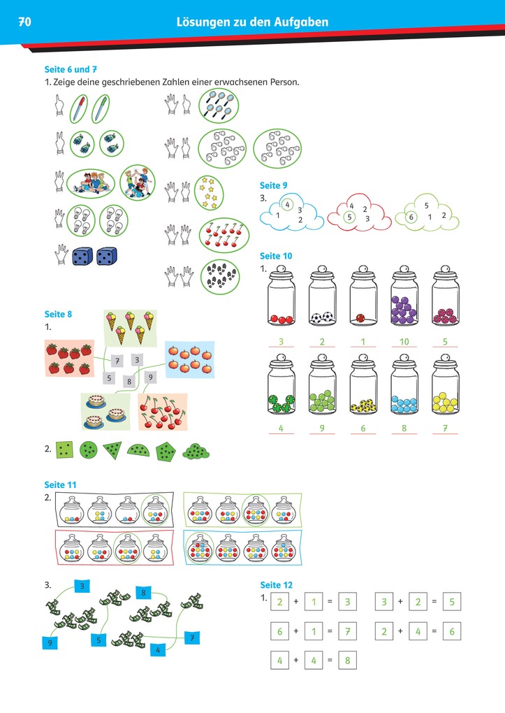 Weitere Ansicht: Die drei ??? Kids: Mein Übungsheft Mathe 1. Klasse - Rechnen bis 20