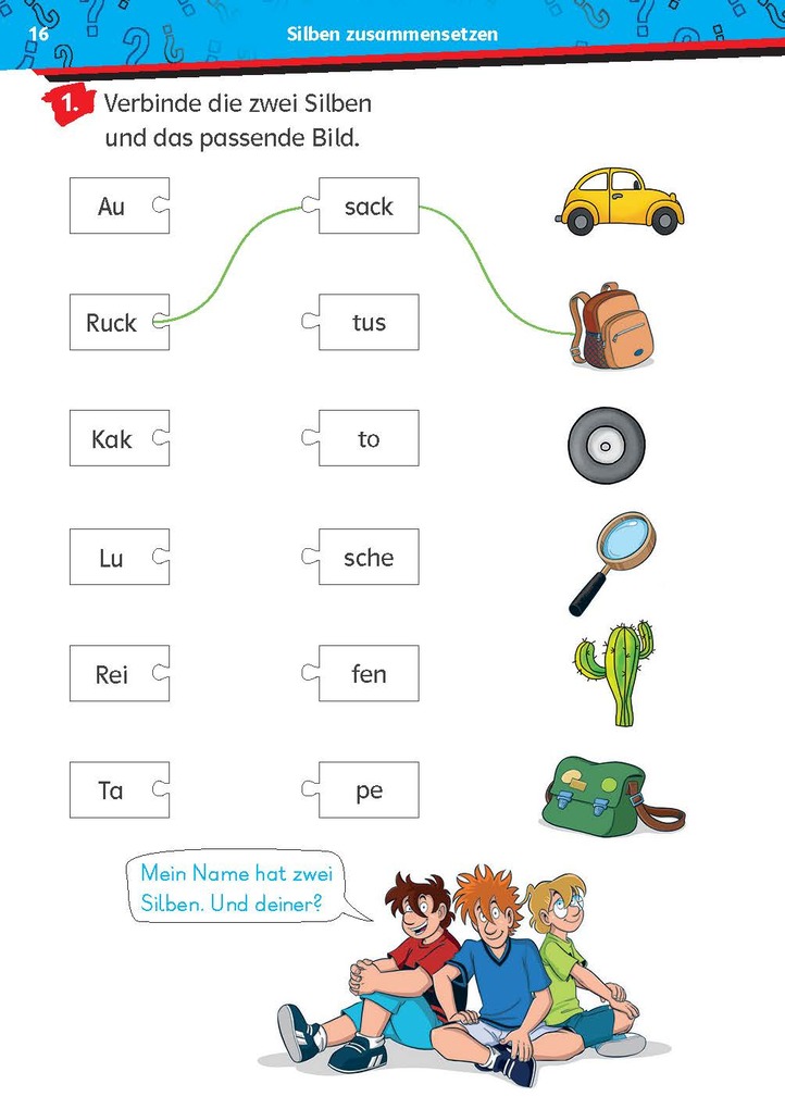 Weitere Ansicht: Die drei ??? Kids: Mein Übungsheft Deutsch 1. Klasse - Schreiben lernen