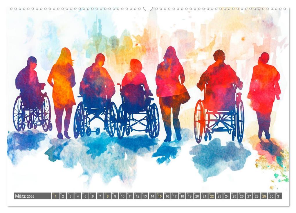 Weitere Ansicht: Menschenrechte - Würde und Freiheit (Wandkalender 2026 DIN A2 quer), CALVENDO Monatskalender | Erich Krätschmer, Calvendo