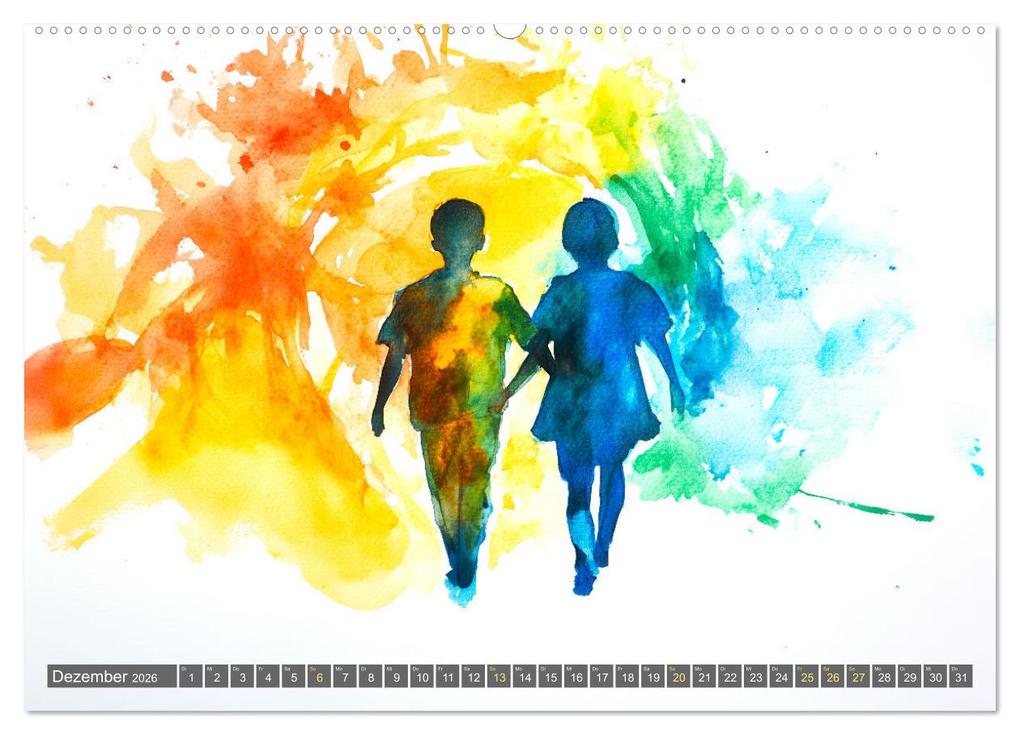 Weitere Ansicht: Menschenrechte - Würde und Freiheit (Wandkalender 2026 DIN A2 quer), CALVENDO Monatskalender | Erich Krätschmer, Calvendo