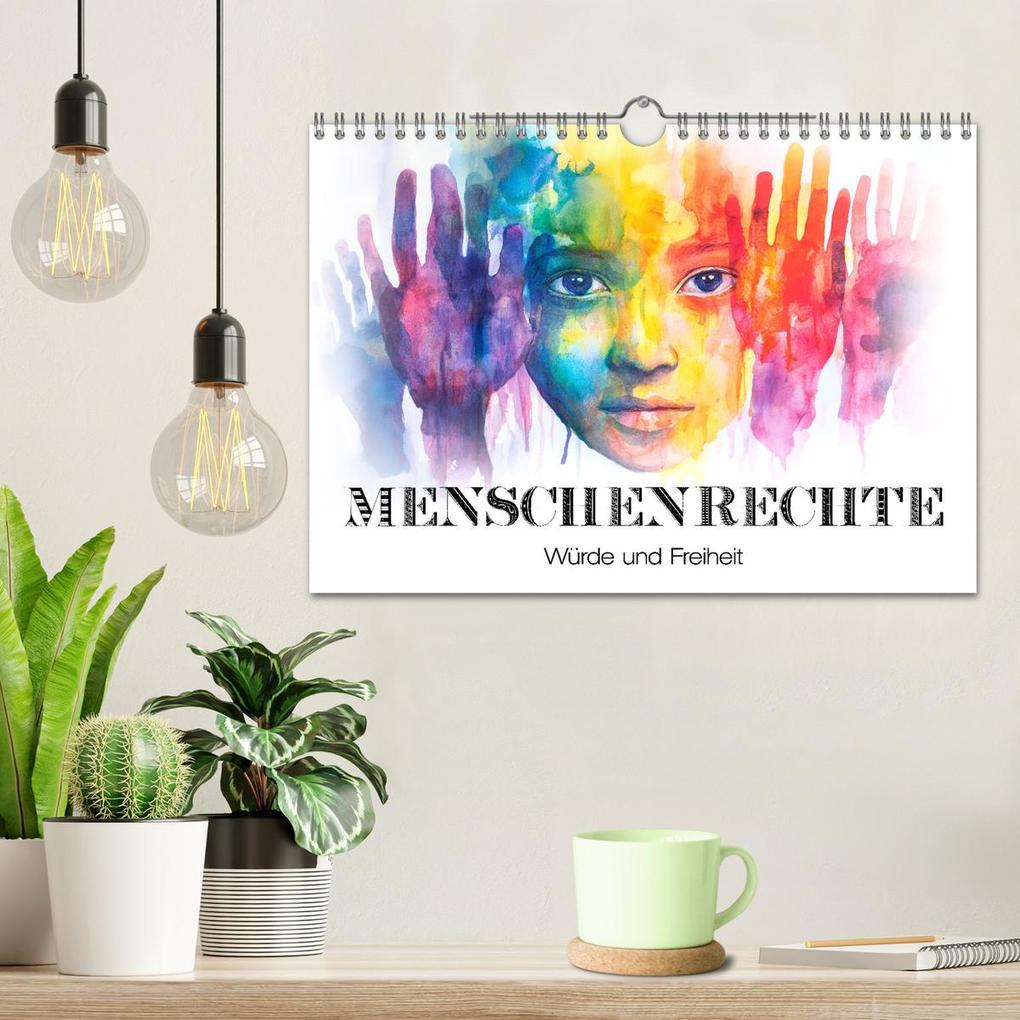 Weitere Ansicht: Menschenrechte - Würde und Freiheit (Wandkalender 2026 DIN A4 quer), CALVENDO Monatskalender | Erich Krätschmer, Calvendo