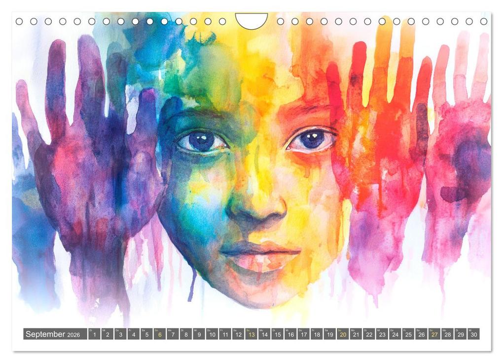 Weitere Ansicht: Menschenrechte - Würde und Freiheit (Wandkalender 2026 DIN A4 quer), CALVENDO Monatskalender | Erich Krätschmer, Calvendo