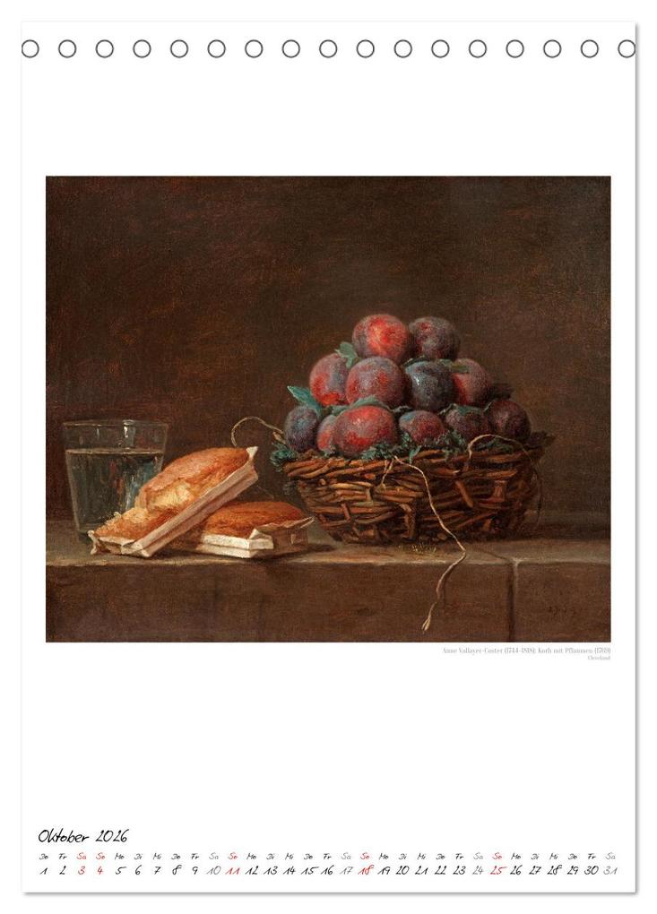 Weitere Ansicht: Alte Meisterinnen - Künstlerinnen des 17. und 18. Jahrhunderts Kunstkalender (Tischkalender 2026 DIN A5 hoch), CALVENDO Monatskalender | time4arts Kunstkalender, Timearts Kunstkalender, Calvendo