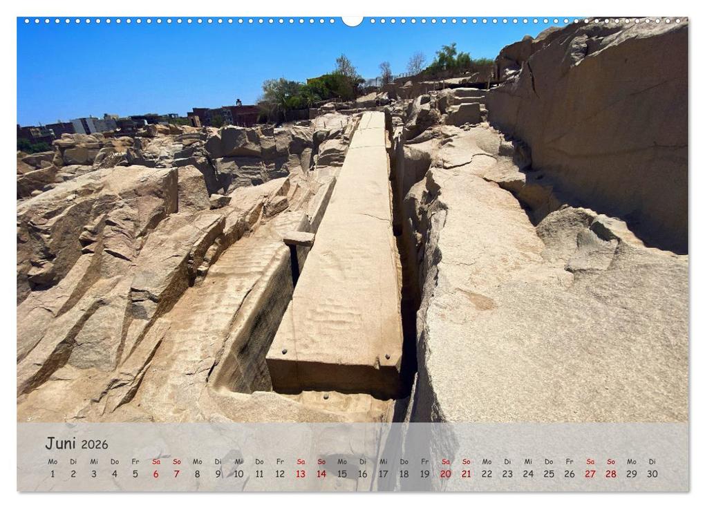 Weitere Ansicht: Zwischen Luxor und Abu Simbel - Eine Reise durch die Dynastien (Wandkalender 2026 DIN A2 quer), CALVENDO Monatskalender | Lars Eberschulz, Calvendo