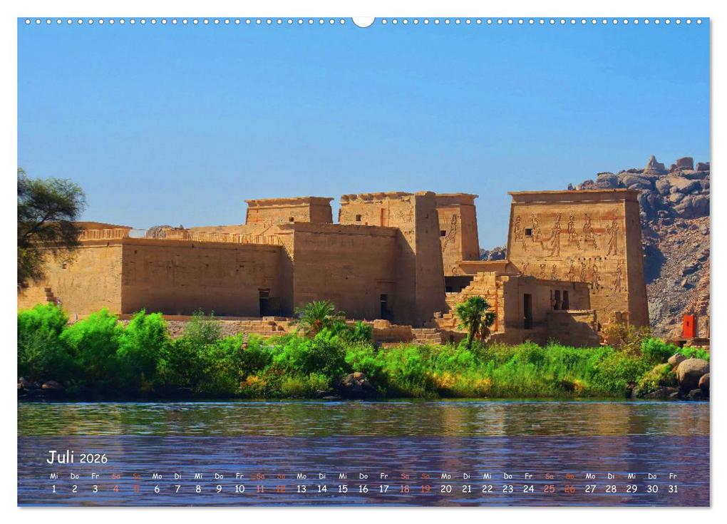Weitere Ansicht: Zwischen Luxor und Abu Simbel - Eine Reise durch die Dynastien (Wandkalender 2026 DIN A2 quer), CALVENDO Monatskalender | Lars Eberschulz, Calvendo