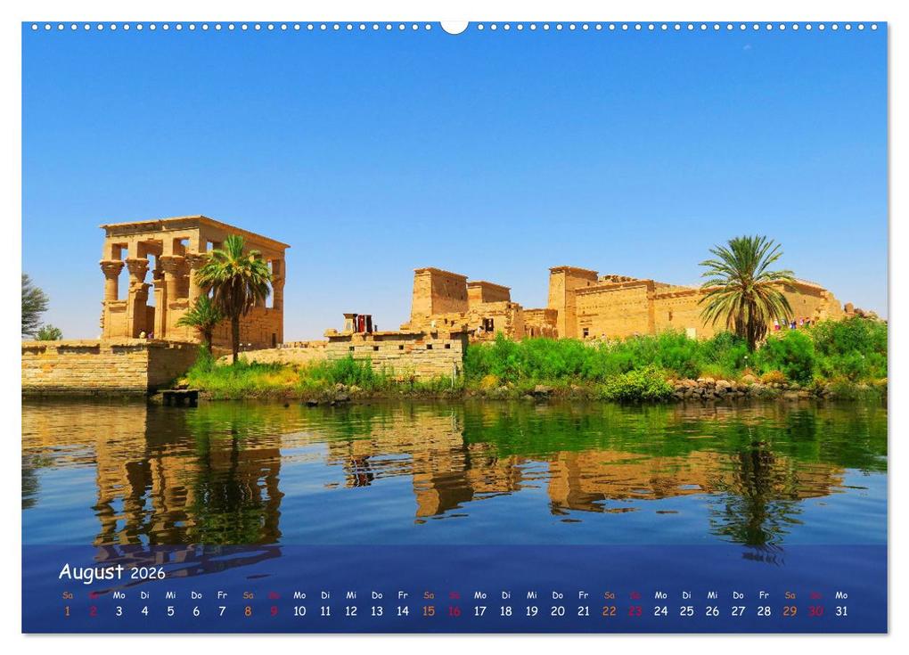 Weitere Ansicht: Zwischen Luxor und Abu Simbel - Eine Reise durch die Dynastien (Wandkalender 2026 DIN A2 quer), CALVENDO Monatskalender | Lars Eberschulz, Calvendo