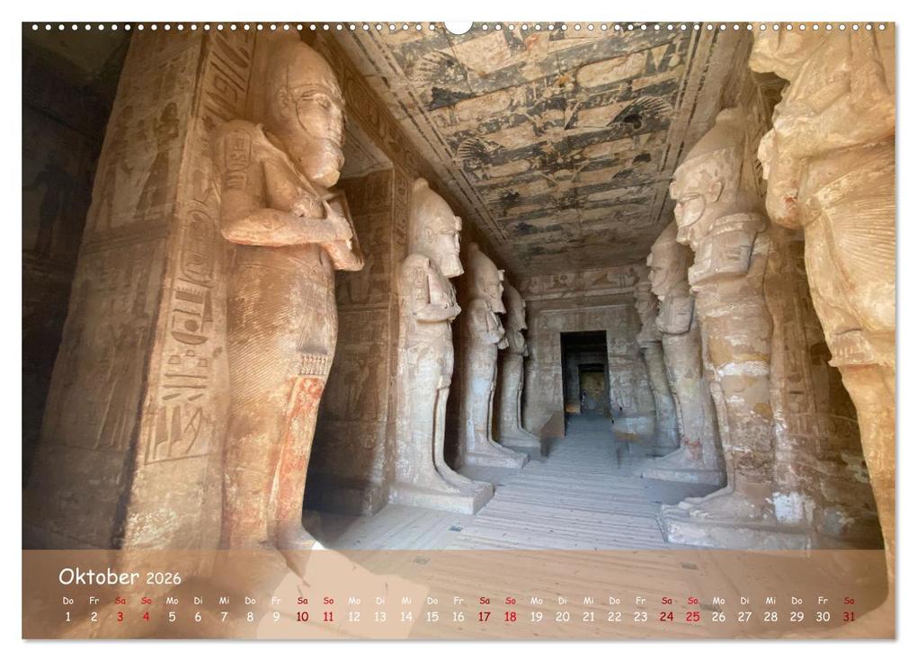 Weitere Ansicht: Zwischen Luxor und Abu Simbel - Eine Reise durch die Dynastien (Wandkalender 2026 DIN A2 quer), CALVENDO Monatskalender | Lars Eberschulz, Calvendo