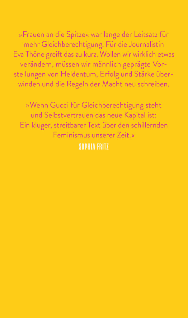 Weitere Ansicht: Weibliche Macht neu denken | Eva Thöne