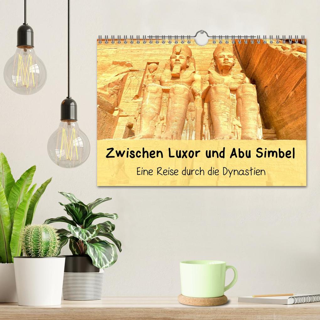 Weitere Ansicht: Zwischen Luxor und Abu Simbel - Eine Reise durch die Dynastien (Wandkalender 2026 DIN A4 quer), CALVENDO Monatskalender | Lars Eberschulz, Calvendo