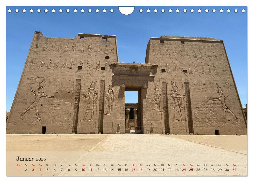 Weitere Ansicht: Zwischen Luxor und Abu Simbel - Eine Reise durch die Dynastien (Wandkalender 2026 DIN A4 quer), CALVENDO Monatskalender | Lars Eberschulz, Calvendo