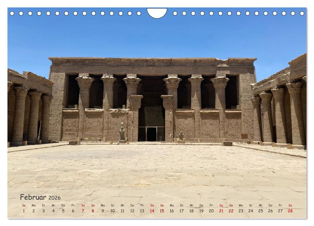 Weitere Ansicht: Zwischen Luxor und Abu Simbel - Eine Reise durch die Dynastien (Wandkalender 2026 DIN A4 quer), CALVENDO Monatskalender | Lars Eberschulz, Calvendo