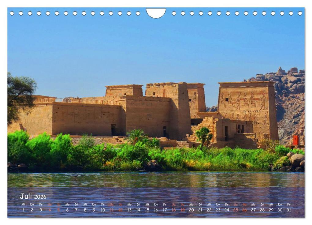Weitere Ansicht: Zwischen Luxor und Abu Simbel - Eine Reise durch die Dynastien (Wandkalender 2026 DIN A4 quer), CALVENDO Monatskalender | Lars Eberschulz, Calvendo