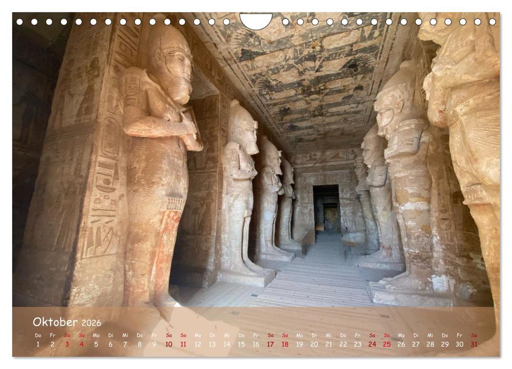 Weitere Ansicht: Zwischen Luxor und Abu Simbel - Eine Reise durch die Dynastien (Wandkalender 2026 DIN A4 quer), CALVENDO Monatskalender | Lars Eberschulz, Calvendo